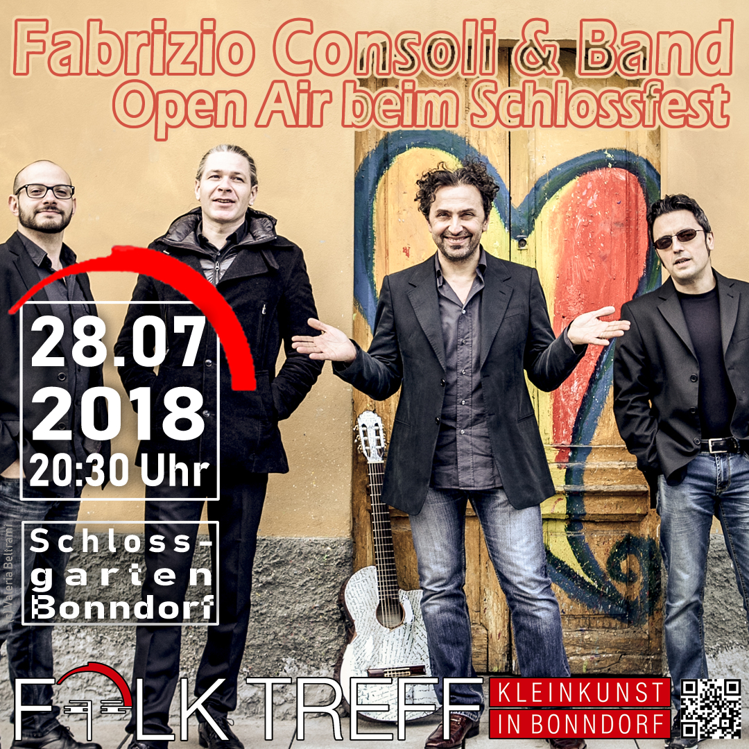 Mehr über den Artikel erfahren Fabrizio Consoli -OPEN AIR-